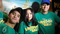 Ricky Harun, Nikita Willy dan Kevin Julio saat mempromosikan film terbaru mereka, From London to Bali. (Zulfa Ayu Sundari/Liputan6.com)