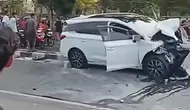 Kesaksian Warga, Tabrakan Beruntun di Kembangan Dipicu Mobil Listrik