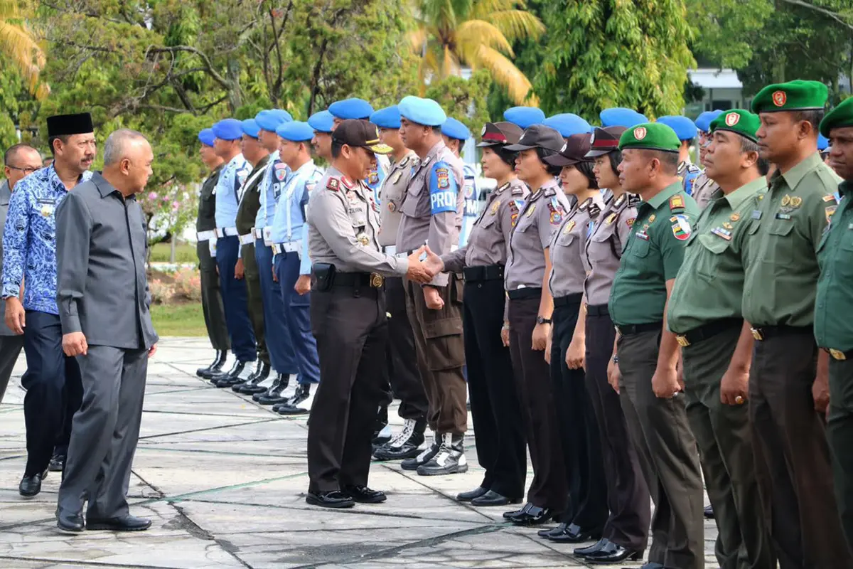 Pengamanan perayaan Natal dan Tahun Baru