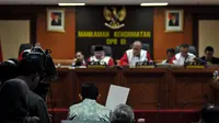 Presiden Direktur Freeport Maroef Sjamsoeddin menghadiri sidang MKD. (Liputan6.com/Johan Tallo)