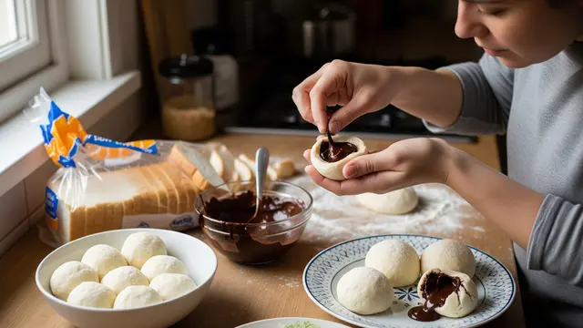 Resep Bola-Bola Roti Tawar Isi Cokelat Lumer