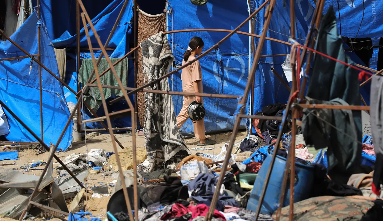 Perwakilan Organisasi Kesehatan Dunia (WHO) untuk Wilayah Pendudukan Palestina Rik Peeperkorn mengungkap, embargo total oleh Israel telah menyebabkan WHO hanya memiliki persediaan yang cukup untuk merawat sekitar 500 anak dengan kondisi kekurangan gizi akut. (Eyad BABA/AFP)