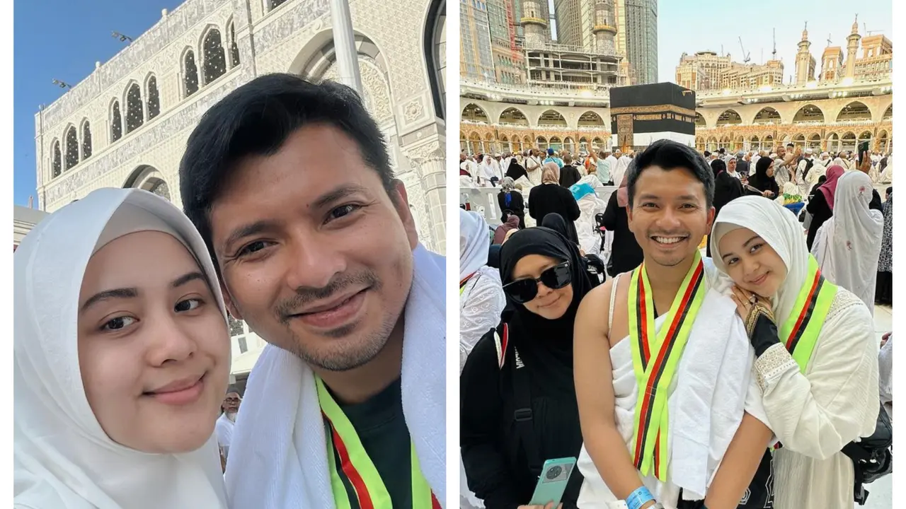 Potret Reza Surya dan Alifhia Fitri Tunaikan Ibadah Haji, Banjir Doa dari Netizen