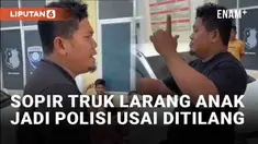 Seorang sopir truk di Kabupaten Tebo, Jambi viral di media sosial. Ia secara terang-terangan melarang anaknya menjadi polisi. Hal itu diungkapkan di depan anggota polisi yang berada di Polsek Tebo Tengah.