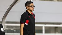 Bambang Pamungkas hadir pada saat Persija Jakarta melawan Semen Padang&nbsp;pada pekan ke-30 Liga 1 2024/2025&nbsp;di Stadion Pakansari, Kabupaten Bogor, Minggu (27/4/2025).