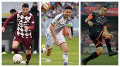 Sepak bola ada dimana saja. Lima benua di muka bumi ini memiliki kompetisi tersendiri dengan ciri khas masing-masing. Para pemain top Eropa berikut berpetualang keluar dari Eropa untuk mencicipi atmosfer kompetisi yang berbeda. Siapa saja mereka? (Kolase Foto AFP)