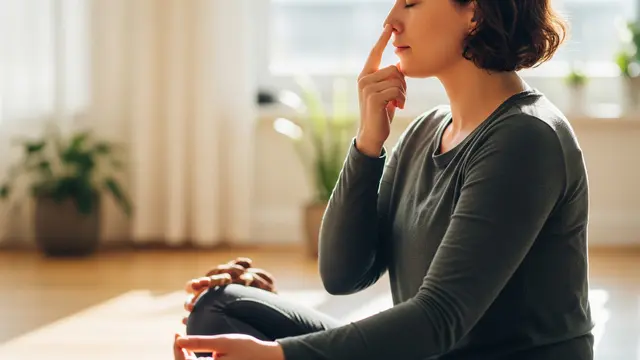 Ilustrasi Breathwork untuk Mengurangi Stres. Foto: AI Generated