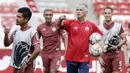 Pelatih Persija Jakarta, Ivan Kolev, saat sesi latihan jelang laga Piala AFC di SUGBK, Jakarta, Senin (22/4). Persija akan berhadapan dengan Ceres-Negros. (Bola.com/M Iqbal Ichsan)