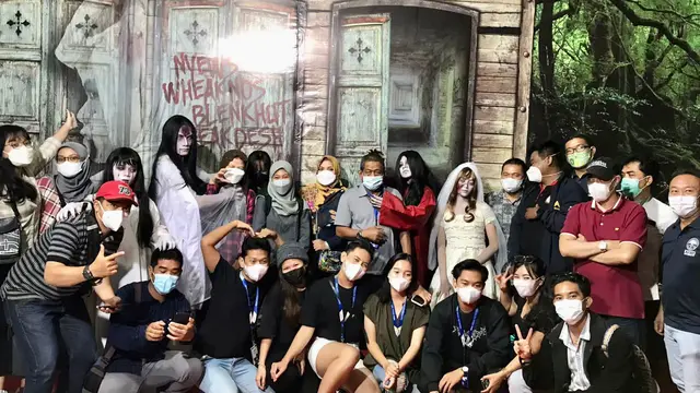 Kru Rumah Hantu Indonesia. (Foto: Liputan6.com/Aceng Mukaram)