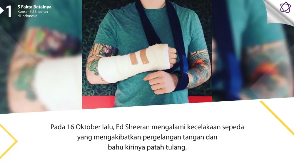 5 Fakta Batalnya Konser Ed Sheeran di Indonesia. (Foto: Instagram/teddysphotos, Desain: Nurman Abdul Hakim/Bintang.com)