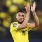 Satu-satunya gol Arnaut Danjuma di leg pertama saat Villarreal menjamu Bayern Munchen berhasil menjadi kunci kemenangan di laga leg kedua dini hari tadi. Danjuma juga terpilih sebagai man of the match kala pertandingan pertama tersebut. (AFP/Christof Stache)