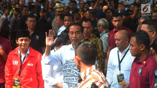 Jokowi-Ma'ruf Amin Daftar Capres-Cawapres ke KPU