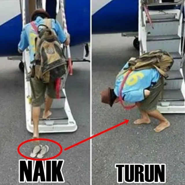Malah Hilang, Ini 5 Aksi Kocak Orang Lepas Alas Kaki Ini Bikin Geleng Kepala