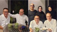Momen buka puasa bersama keluarga Helmy Yahya dan Tantowi Yahya. (sumber: Instagram/tantowiyahyaofficial)