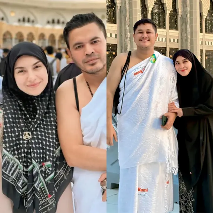 Irish Bella dan Ryana Dea saat Melaksanakan Haji 2025
