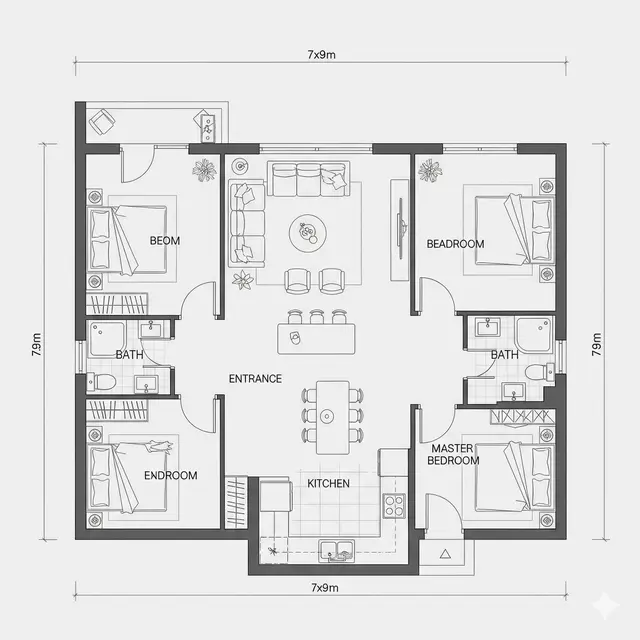 Layout Minimalis Modern