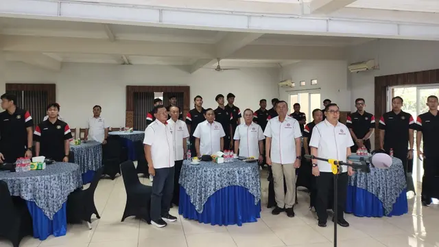 PBVSI menggelar acara pembubaran Timnas Voli Putra Indonesia U-21