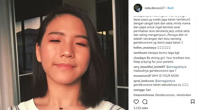 [Bintang] Netizen Banjiri Postingan Anak Ahok: Kenapa Ibumu Tega Banget?