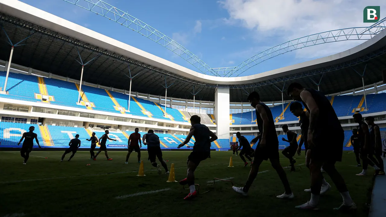 Official Training Borneo FC Jelang Leg Kedua Semifinal Championship Series BRI Liga 1 2023/2024 Kontra Madura United