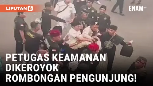 VIDEO: Viral! Petugas Keamanan Kebun Raya Bogor Dikeroyok Rombongan Pengunjung