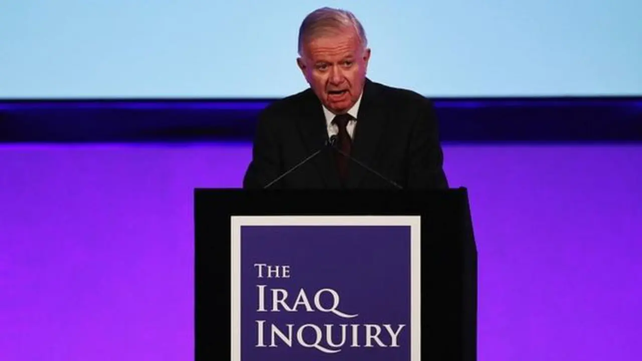 Sir John Chilcot mengumumkan hasil investigasi selama tujuh tahun atas keterlibatan Inggris dalam invasi Irak