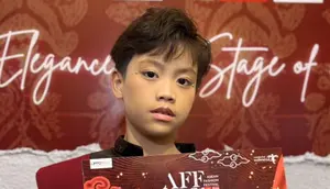 Model Clilik Dave Raymond Tampil di AFF 2026, Bawakan Empat Busana