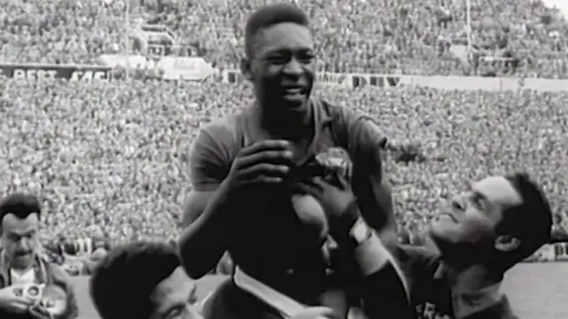 Pele Pemain Timnas Brasil Piala Dunia 1958