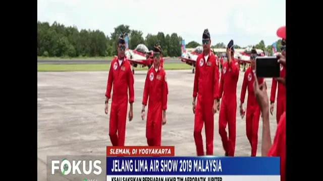 Persiapan akhir tim ini di Landasan Udara Adi Sucipto, Yogyakarta, pada Selasa siang, disaksikan Kepala Staf TNI AU Marsekal TNI Yuyu Sutisna.