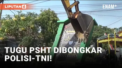VIDEO: PSHT Setuju Tugu Pencak Silat Dibongkar