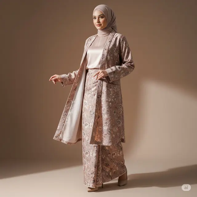 8 Outfit Gamis Ibu-Ibu untuk Jalan-Jalan yang Nyaman dan Stylish 2025