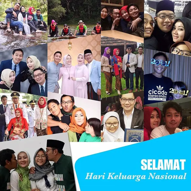 Ridwan Kamil dan Keluarga