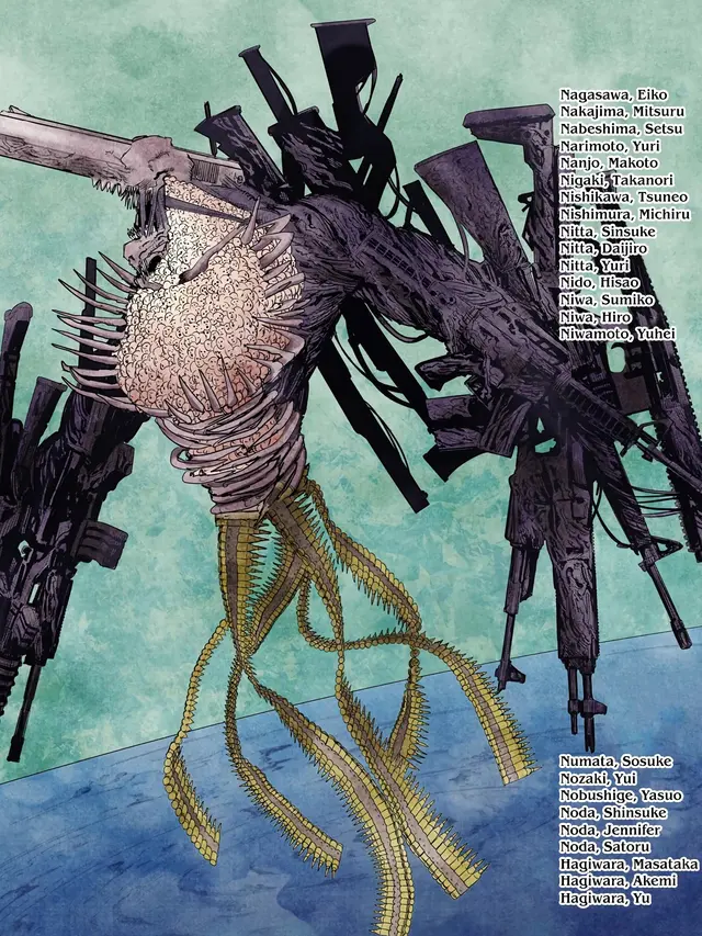 Penampakan Gun Devil dari manga Chainsaw Man