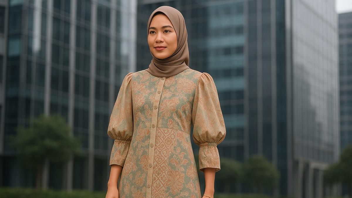 TOP 3: Inspirasi Gamis Modern untuk Ibu Kantoran hingga Wanita Bertubuh Mungil