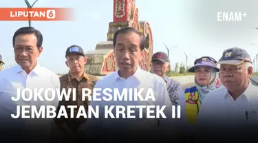 Jembatan Kretek II di Bantul Diresmikan Presiden Jokowi