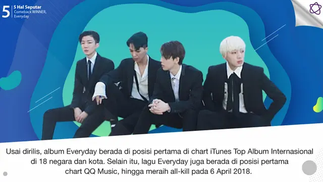 [Bintang] 5 Hal Seputar Comeback WINNER, Everyday