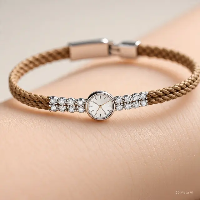 Jam Tangan Model Gelang. (Liputan6.com/MetaAI)
