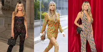 Fashion Heidi Klum yang glamor dan colorful. [Instagram/heidiklum]