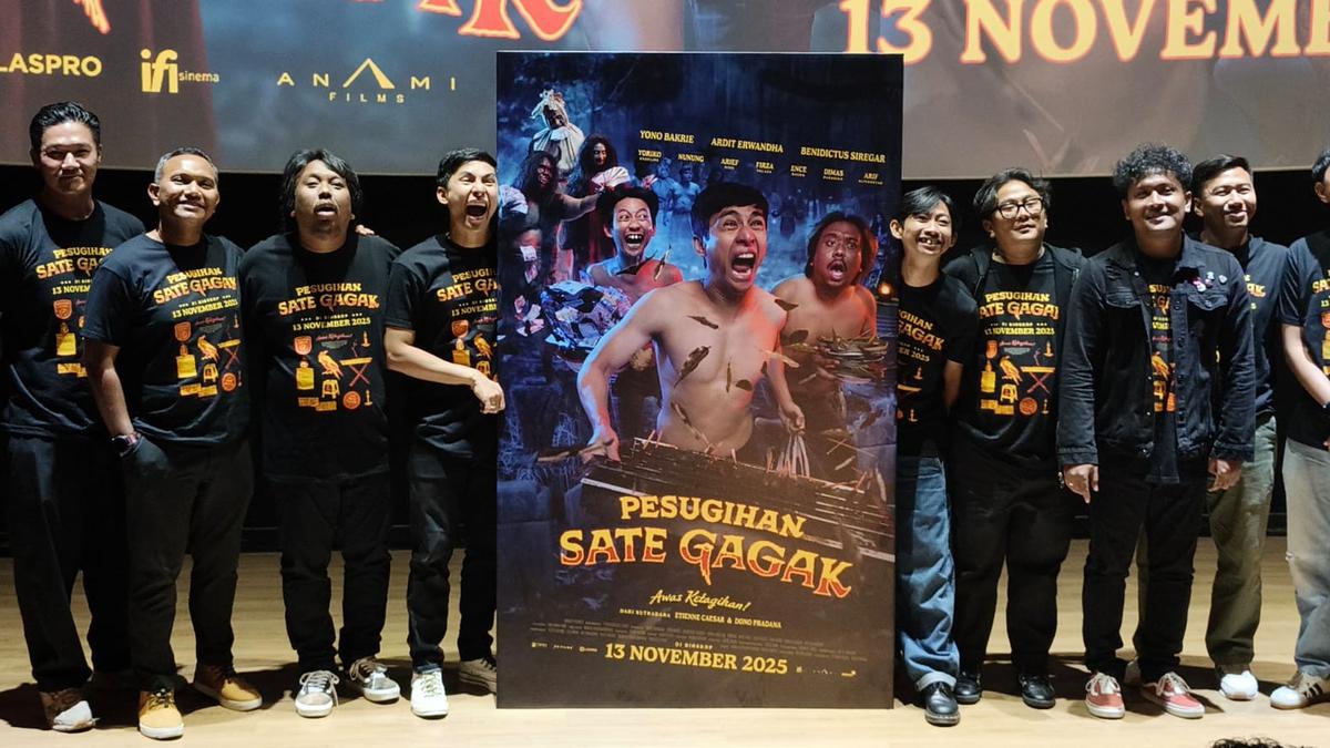 Ardit Erwandha, Benny Dion dan Yono Bakrie Ungkap Tantangan Terberat Main Film Pesugihan Sate Gagak