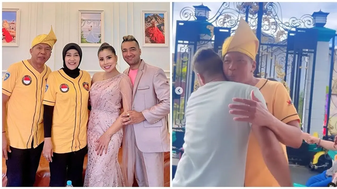 6 Potret Pertemuan Eva Belisima dan Kiwil, Tetap Jalin Silaturahmi