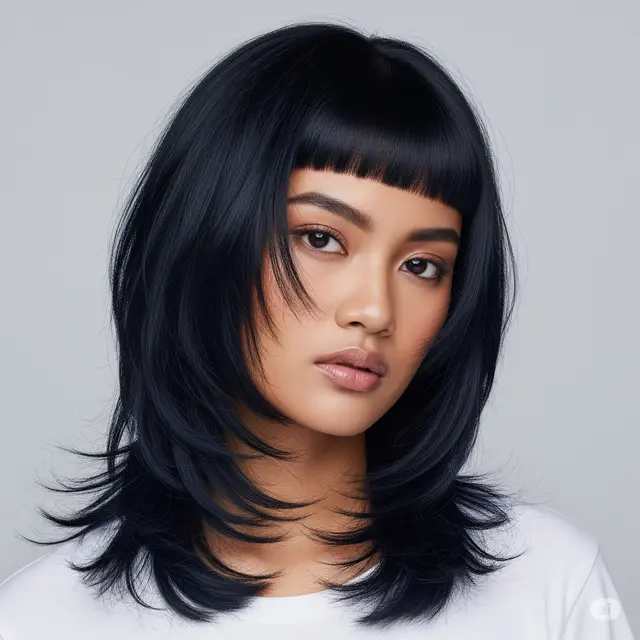 8 Model Rambut Oval Layer Panjang: Tren 2025 untuk Tampilan Stylish