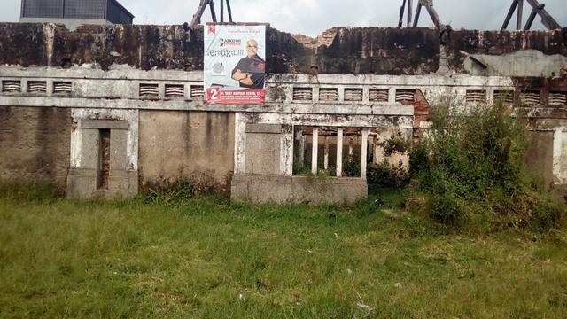 Salah satu sudut Stasiun Cikajang, Garut yang masih tersisa hingga kini