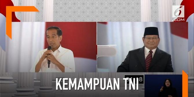 VIDEO: Jokowi Sebut Prabowo Tak Percaya Kemampuan TNI