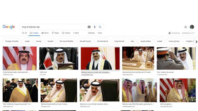 Cek fakta Raja Bahrain dikawal robot