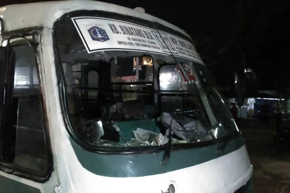 Bus Jakmania (Liputan6.com / Achmad Sudarno)