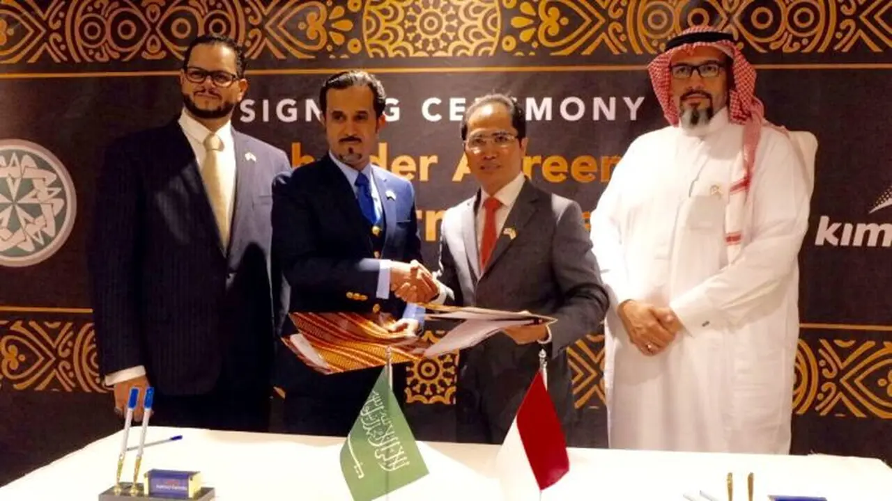 Kimia Farma merambah industri farmasi Arab Saudi dengan mengakuisisi saham Dawaa Medical Limited Company (Dawaa), Senin (5/3/2018).