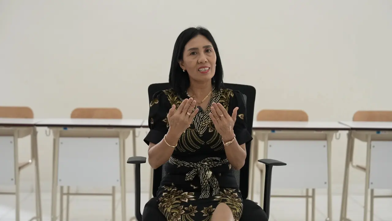 Kepala Sekolah Rakyat Menengah Pertama (SRMP) 13 Kupang, Felipina Agustina Kale.