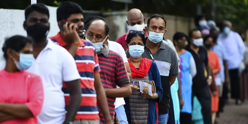 FOTO: Sri Lanka Gelar Pemilu Parlemen di Tengah Pandemi COVID-19