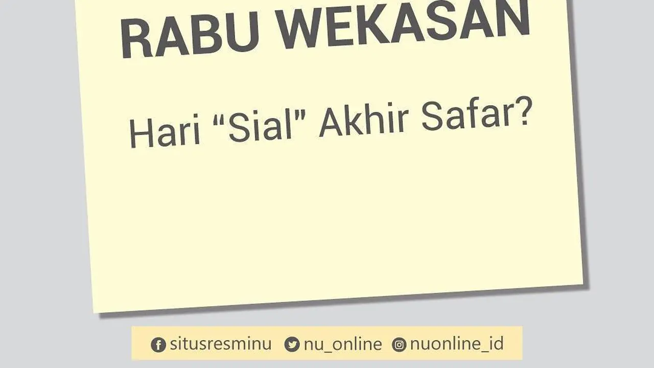 [Bintang] Rebo Wekasan