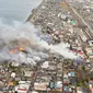 Kebakaran di utara Jepang. (Reuters)