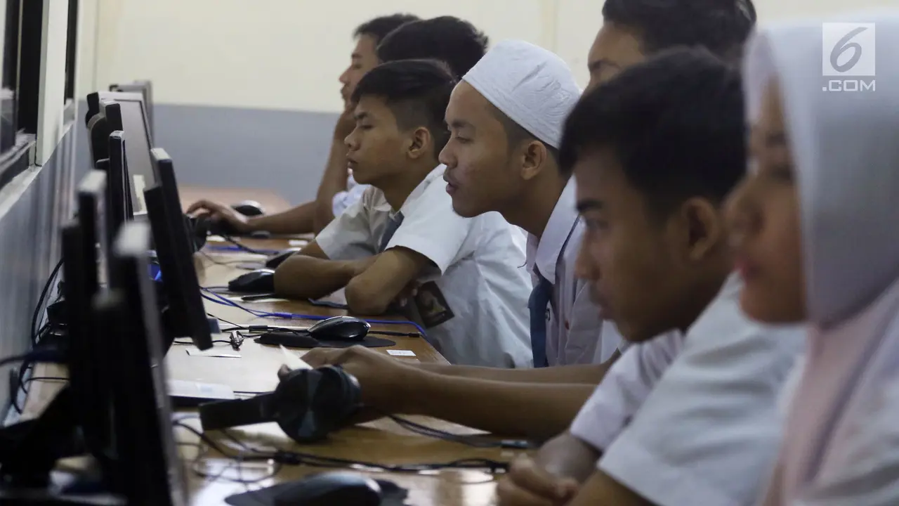 Pelaksanaan UNBK SMK di Jakarta
